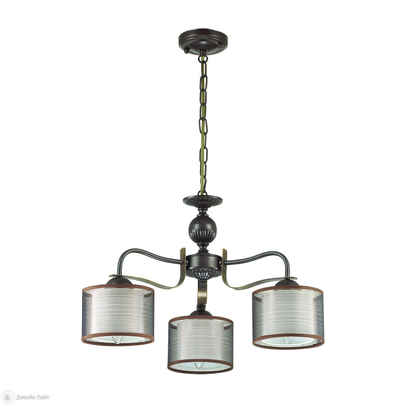 Фото LUMION 3487/3 LN18 000 кофейный Люстра E14 3*40W 220V LILIVANT. Купить с доставкой
