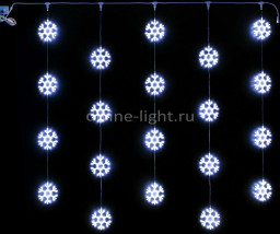 Светодиодный занавес Rich LED RL-CMSF2*2-T/W