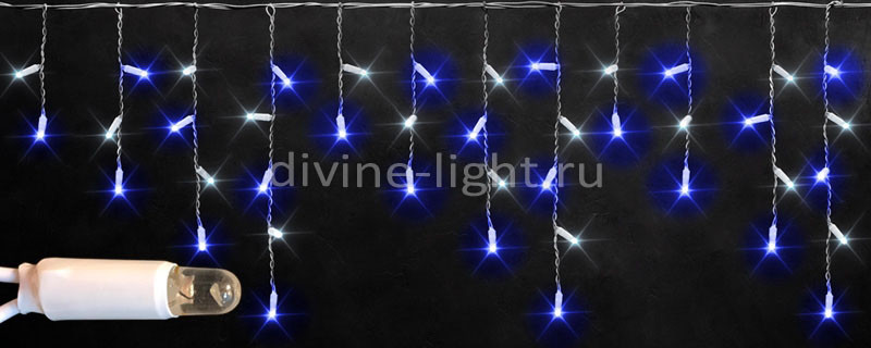 Светодиодная бахрома Rich LED RL-i3*0.5-RW/BW