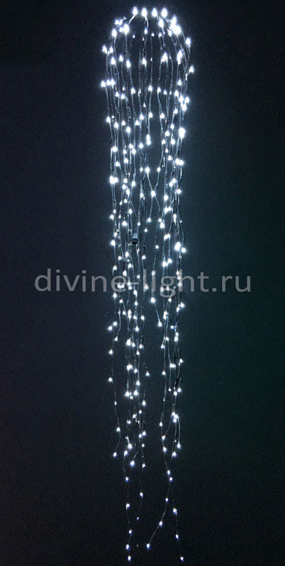 LED гирлянда на деревья Rich LED RL-DR1.5-B/W led fpc 3528 135 20m 12v y светодиод гирлянда желтая 135 led smd3528 20м 12v