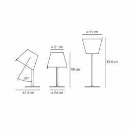 Настольная лампа Artemide 0315010A