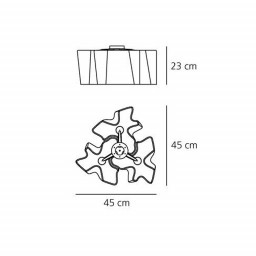 Накладная люстра Artemide 0693020A