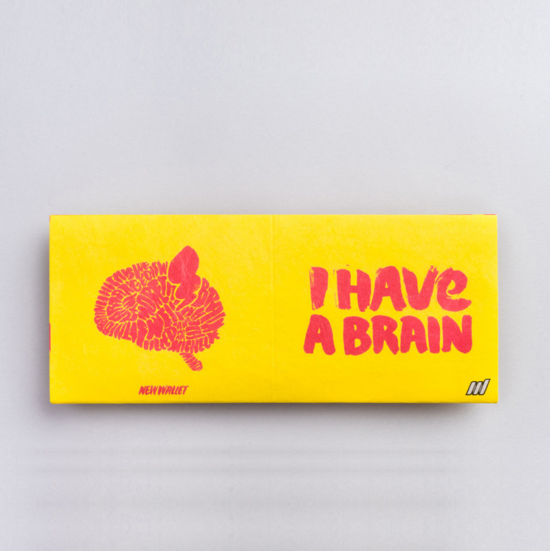 Фото New wallet Бумажник brain. Купить с доставкой