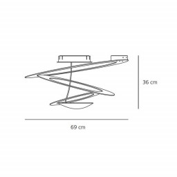 Накладной светильник Artemide 1255130A