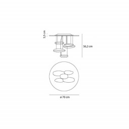 Накладной светильник Artemide 1478010A