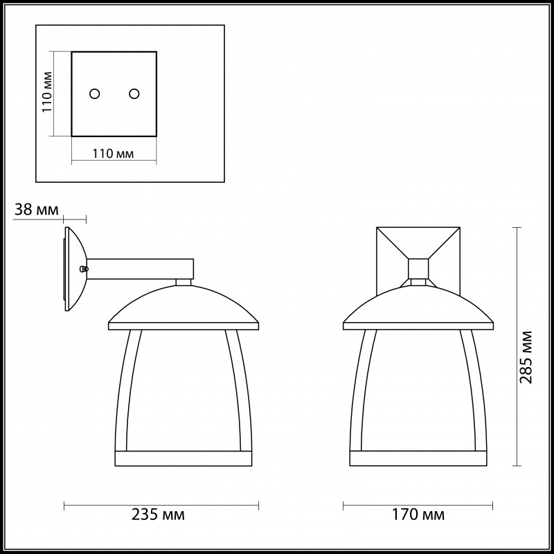 Светильник настенный Odeon Light 4050/1W