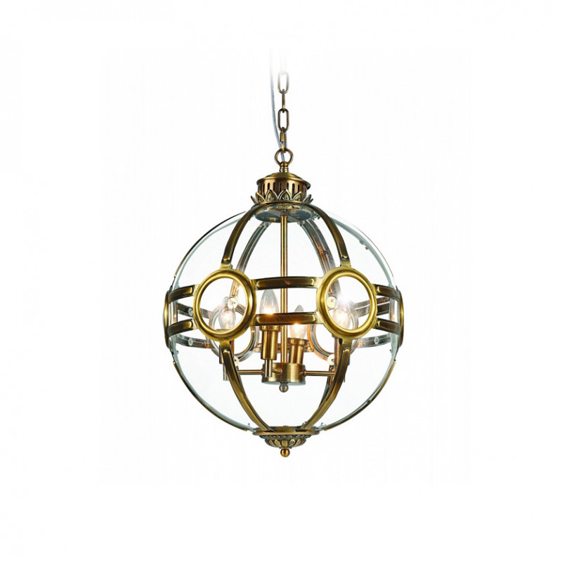 Подвесная люстра DeLight Collection KG0516P-3 antique brass