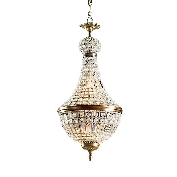 Подвесная люстра DeLight Collection KR0107P-5 antique brass