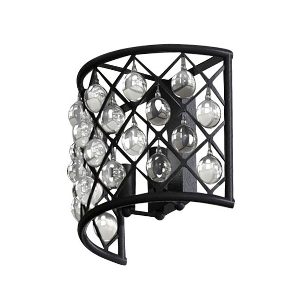 Бра DeLight Collection KR0277W-2 black бра delight collection crystal rock md 020b wall chrome