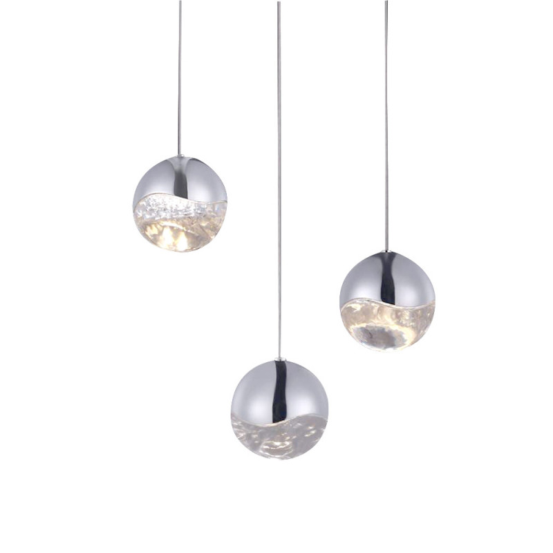 Подвесной светильник DeLight Collection SD3301-3U nickel люстра delight collection bubbles st 0801 14