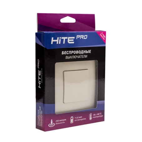 Выключатель HiTE PRO HP-LE-1-white