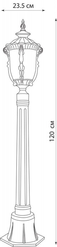 Садово-парковый светильник Feron 11504