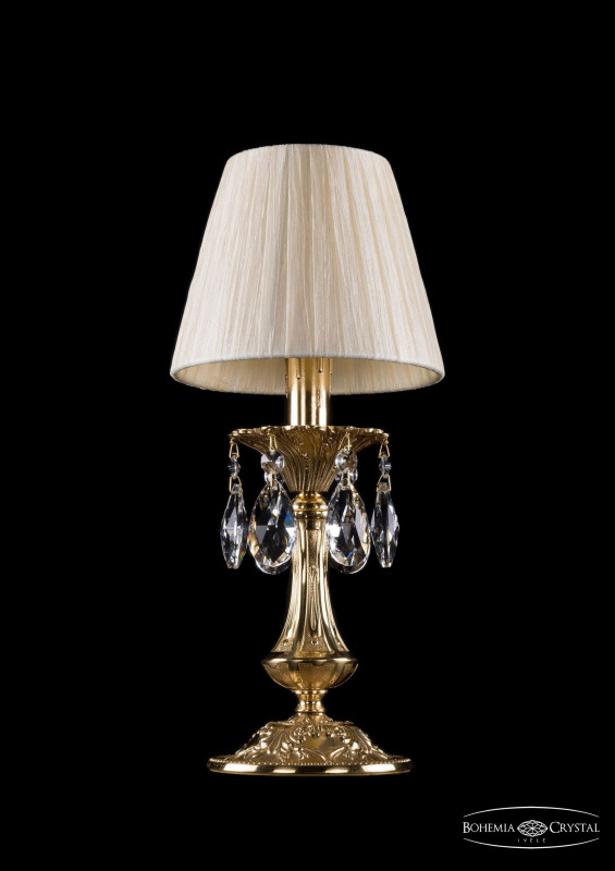 Настольная лампа Bohemia Ivele Crystal 1702L/1-30/G/SH33-160