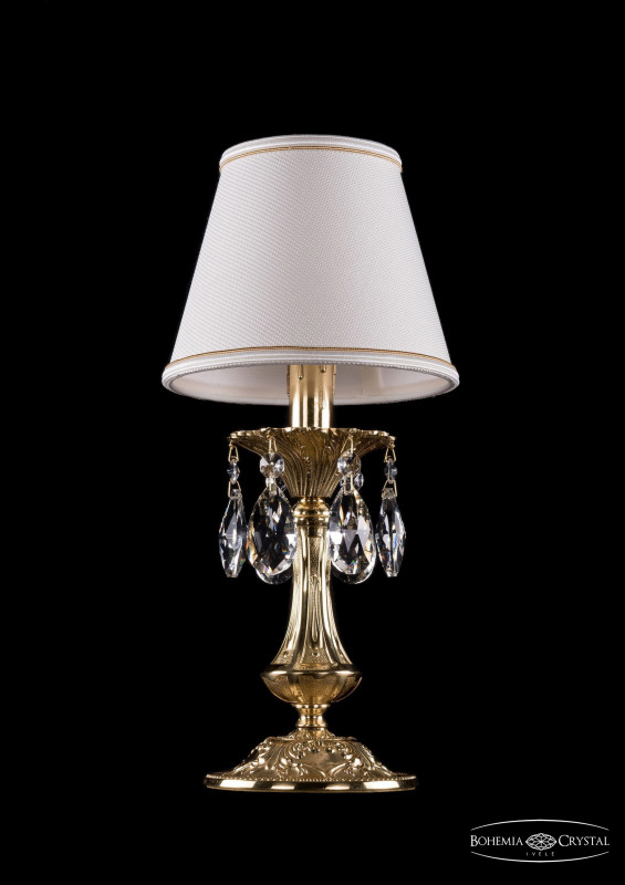 Настольная лампа Bohemia Ivele Crystal 1702L/1-30/G/SH40A-160