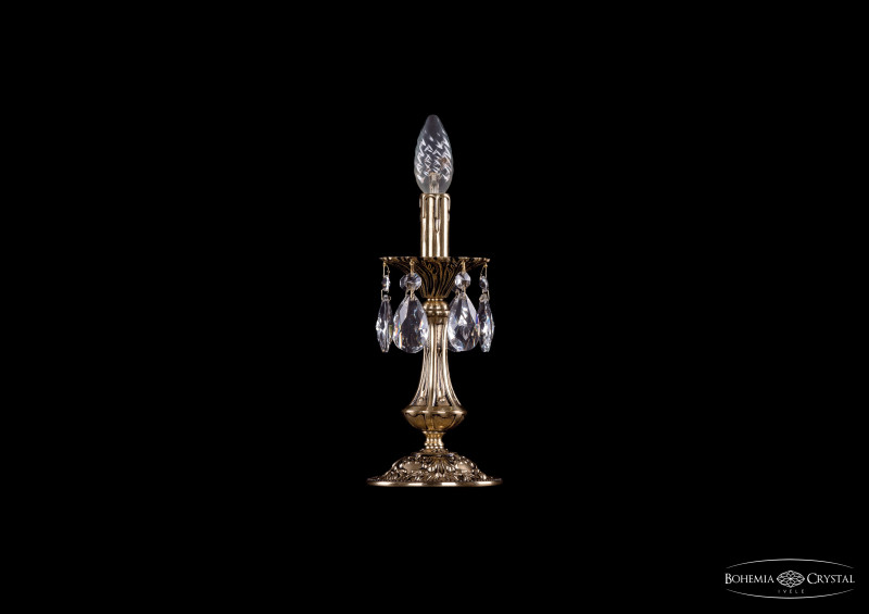 Настольная лампа Bohemia Ivele Crystal 1702L/1-30/GB