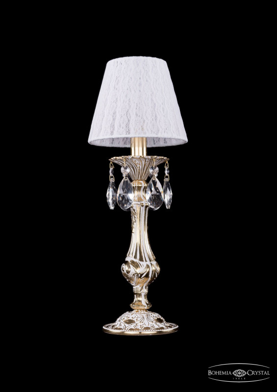 Настольная лампа Bohemia Ivele Crystal 7003/1-33/GW/SH13-160