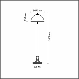 Торшер Odeon Light 2267/2F