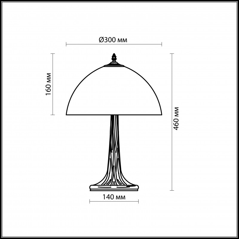 Настольная лампа Odeon Light 2269/1T