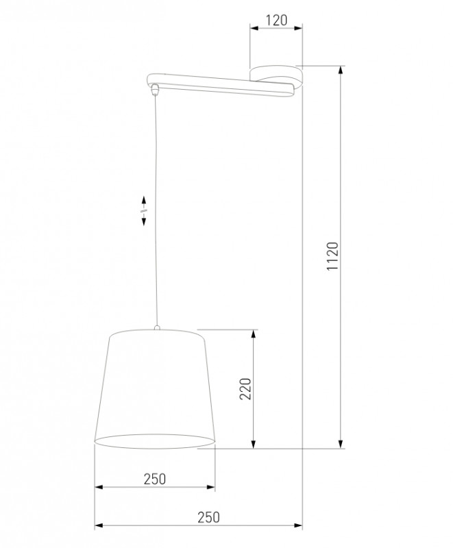 Подвесной светильник TK Lighting 1278 Balance