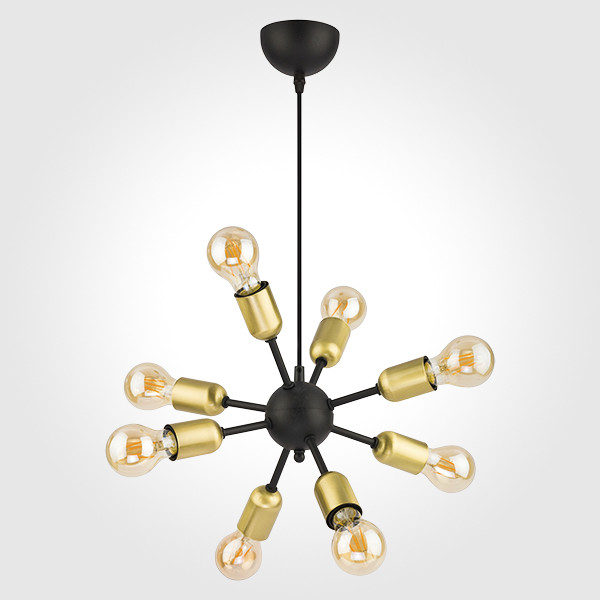 Подвесная люстра TK Lighting 1468 Estrella Black