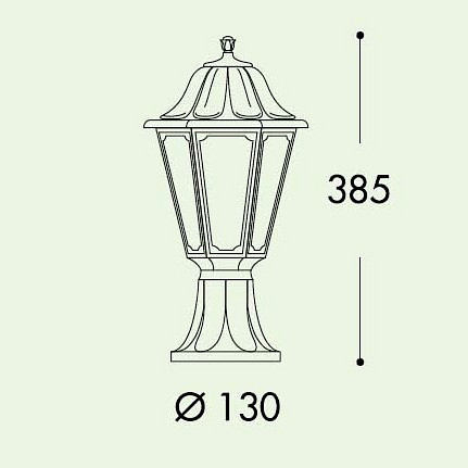 Садово-парковый светильник Fumagalli E22.110.000.AXE27