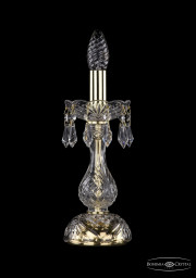 Настольная лампа Bohemia Ivele Crystal 1403L/1-27/G