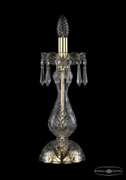 Настольная лампа Bohemia Ivele Crystal 1403L/1-35/G