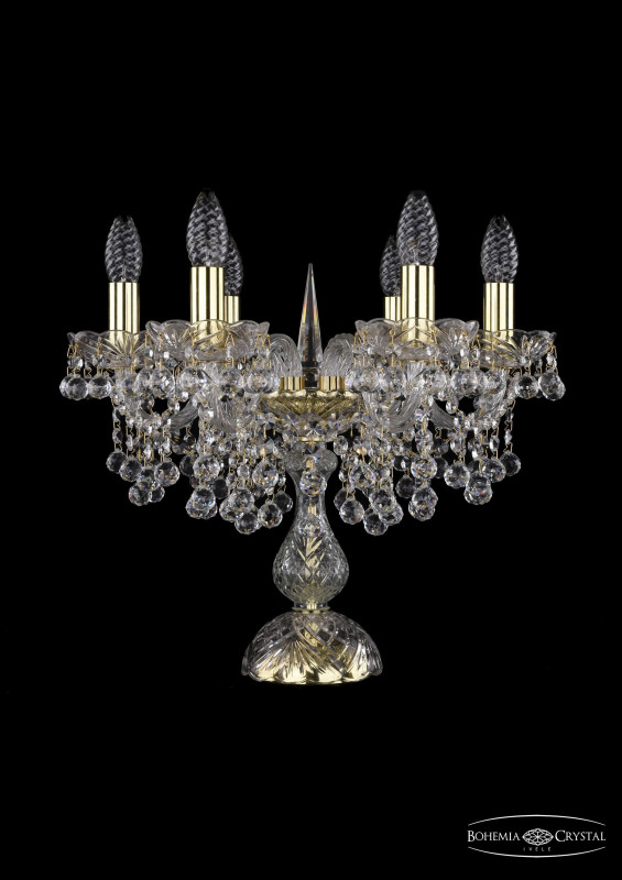 Настольная лампа Bohemia Ivele Crystal 1409L/6/141-39/G