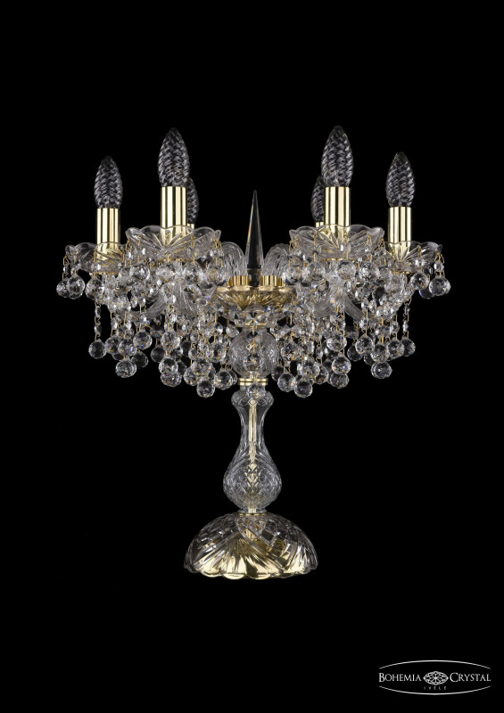 Настольная лампа Bohemia Ivele Crystal 1409L/6/141-47/G