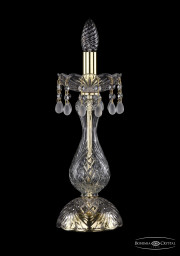 Настольная лампа Bohemia Ivele Crystal 1410L/1-35/G/V0300