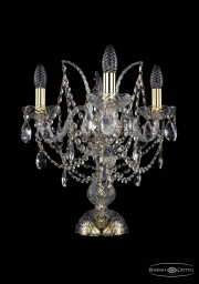 Настольная лампа Bohemia Ivele Crystal 1411L/3/141-39/G