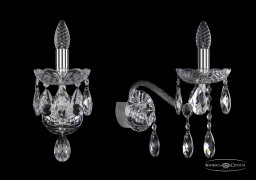 Бра Bohemia Ivele Crystal 1413B/1/200/XL/Ni