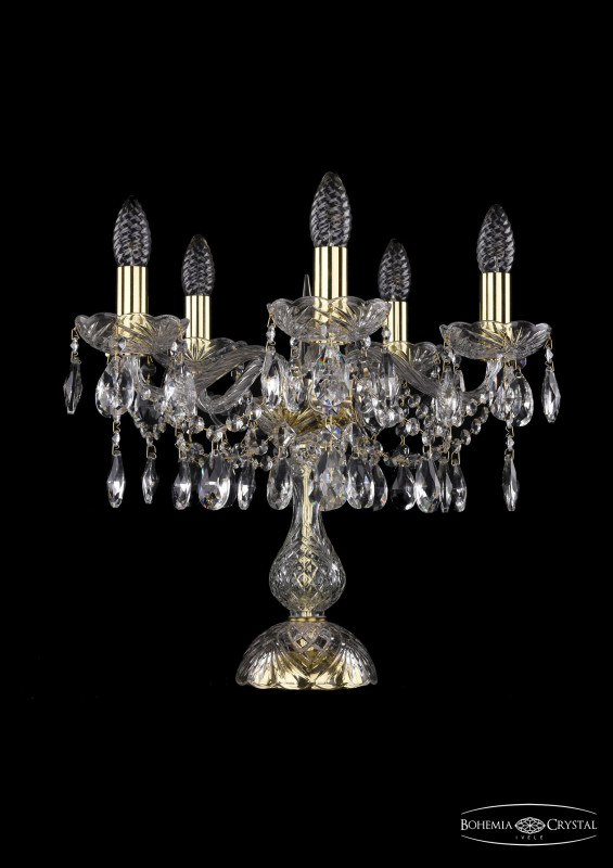 Настольная лампа Bohemia Ivele Crystal 1413L/5/141-39/G