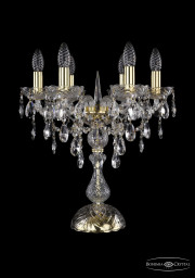 Настольная лампа Bohemia Ivele Crystal 1415L/6/141-47/G