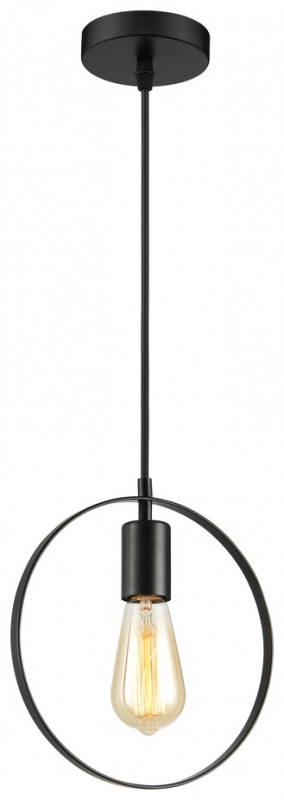Подвесной светильник VELANTE 394-006-01, цвет черный - фото 1