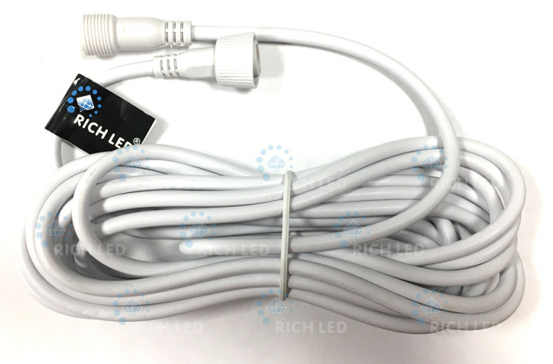 Удлинитель Rich LED RL-EC2-5-W застежка удлинитель для бюстгальтера 3 ряда 3 крючка 5 × 5 5 см