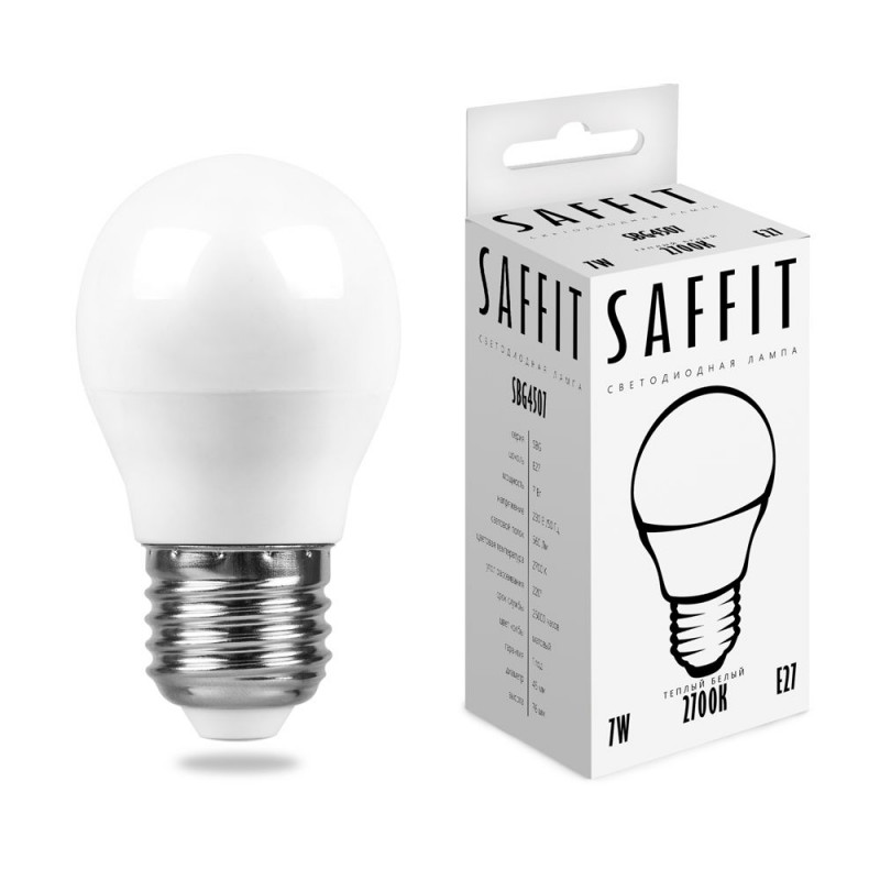 Светодиодная лампа SAFFIT 55036 светодиодная лампа saffit 55091
