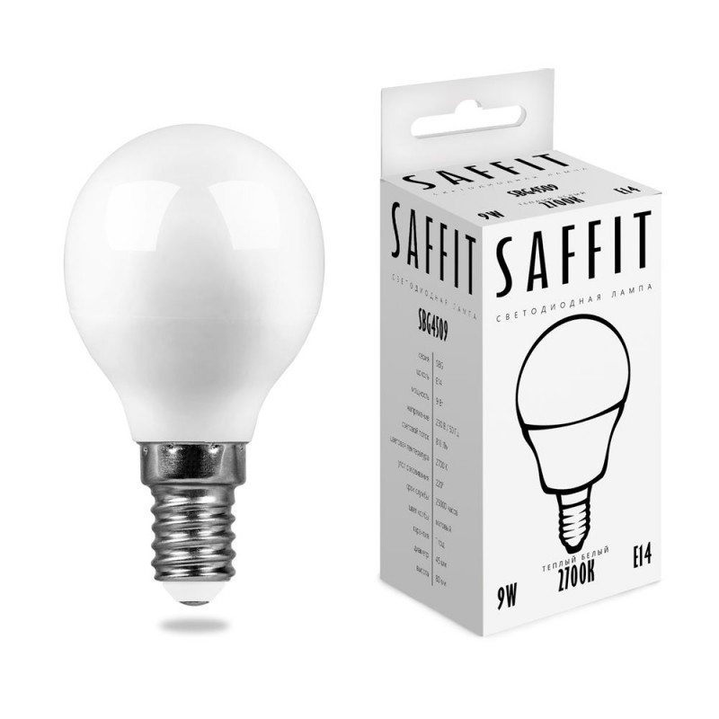 Светодиодная лампа SAFFIT 55080 светодиодная лампа saffit 55080