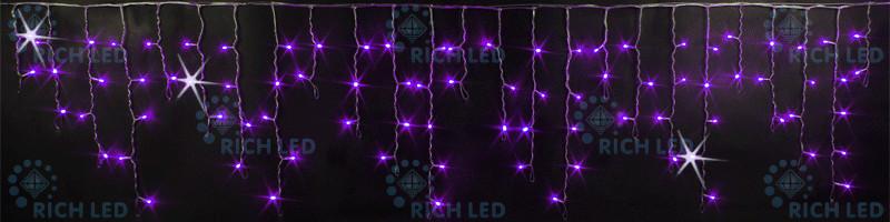 Светодиодная бахрома Rich LED RL-i3*0.5F-T/V