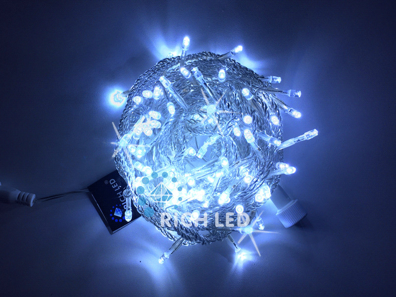 Светодиодная нить Rich LED RL-S10CF-220V-T/W