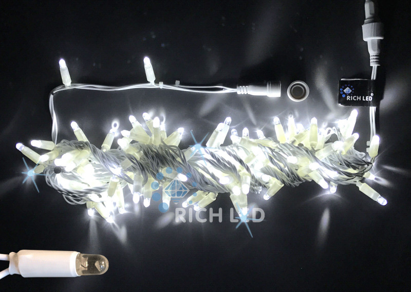 Светодиодная нить Rich LED RL-S10CF-24V-CW/W