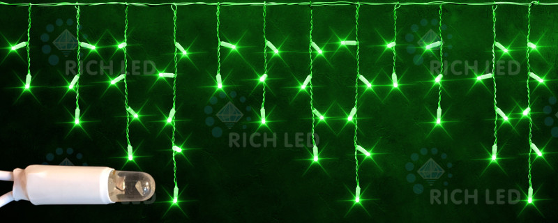 Светодиодная бахрома Rich LED RL-i3*0.5-RW/G сок rich гранат 1 литр