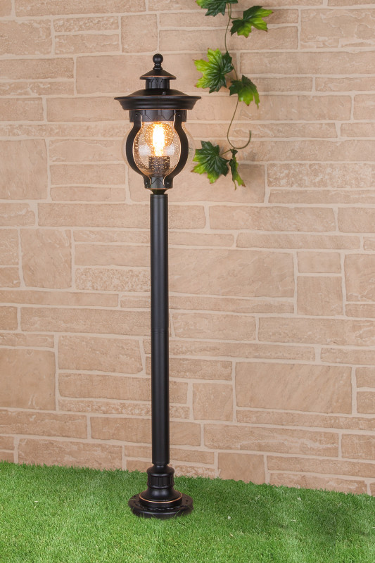 Садово-парковый светильник Elektrostandard Barrel F черное золото (GL 1025F)