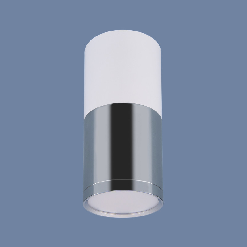 Накладной светильник Elektrostandard DLR028 6W 4200K белый матовый/хром/хром