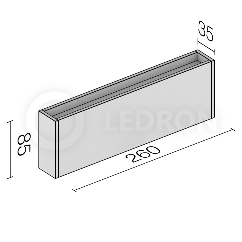 Бра LeDron GW-M066/26 BLACK