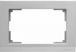 Рамка Werkel WL04-Frame-01-DBL (серебряный)