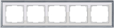 Рамка Werkel WL17-Frame-05 (хром/белый)