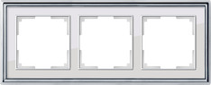Рамка Werkel WL17-Frame-03 (хром/белый)