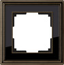 Рамка Werkel WL17-Frame-01 (бронза/черный) рамка werkel wl17 frame 02 рамка на 2 поста бронза черный