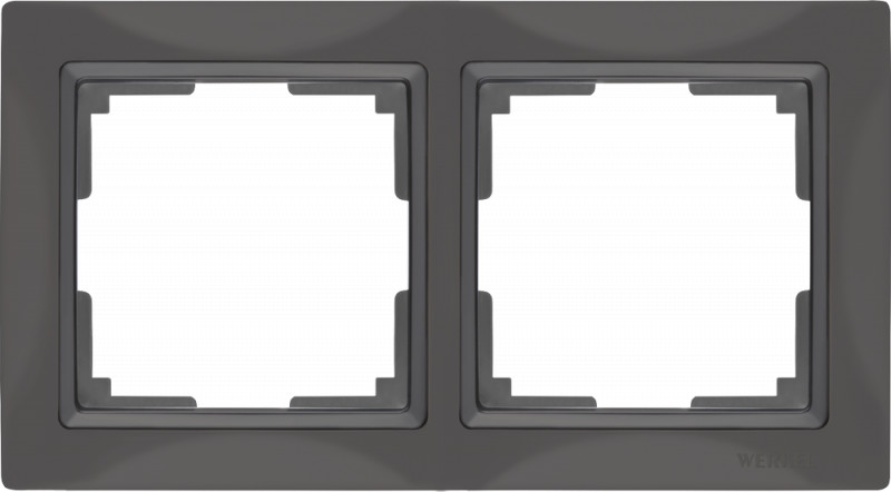 Рамка Werkel WL03-Frame-02 (серо-коричневый, basic)